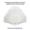 SUN X5 Max UV/LED Műkörmös lámpa 45 LED-es 150 W - Fehér