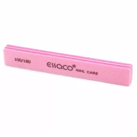   Essaco Körömreszelő - Rózsaszín szivacsos téglalap alakú  100/180