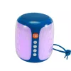 Hordozható Bluetooth hangszóró, Színes LEDS Világít TG611 - Zöld
