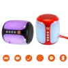 Hordozható Bluetooth hangszóró, Színes LEDS Világít TG611 - Fehér