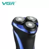 WGR V-306 férfi villanyborotva – 3 forgófejes, tölthető, LED kijelzővel