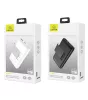 USAMS PB36 Mini Power Bank Asztali tartó és kábel 5000mAh - Fehér