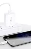 USAMS T22 Gyorstöltő, Utazó töltő, 18W USB QC3.0 - Fehér 