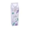 Tej- és gyümölcslétartó palack – tejesdoboz formában, „Hydrate • Feel Great” dizájn, 0,5 L