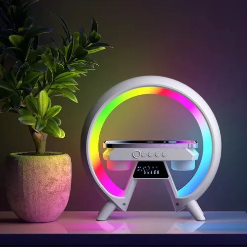 RGB LED Vezetéknélküli töltő hangszóró - HM-G6
