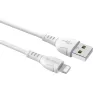 BOROFONE BX51 USB Lightning töltő és adatkábel 1m 2.4A - Feher
