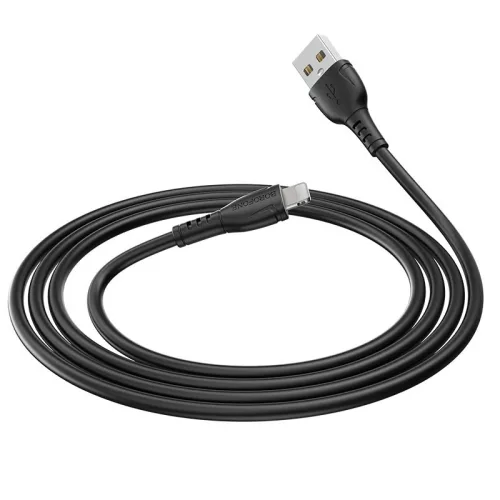BOROFONE BX51 USB Lightning töltő és adatkábel 1m 2.4A - Feher