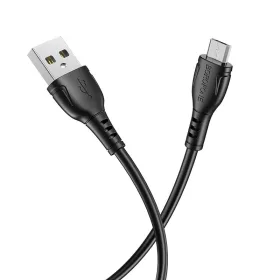   BOROFONE BX51 USB Micro  töltő és adatkábel 1m 2.4A - Fekete