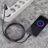 BOROFONE BX51 USB Micro  töltő és adatkábel 1m 2.4A - Fekete