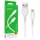 BOROFONE BX51 USB Micro  töltő és adatkábel 1m 2.4A - Fehér