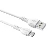 BOROFONE BX51 USB Micro  töltő és adatkábel 1m 2.4A - Fehér