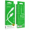 BOROFONE BX51 USB Micro  töltő és adatkábel 1m 2.4A - Fehér