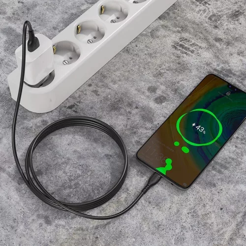 BOROFONE BX51 USB Type-C  töltő és adatkábel 1m 3.0A - Fekete