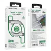 BOROFONE BX44 High-Energy Type-C/Type-C adat/töltőkábel 100W 5A 2m - Fehér