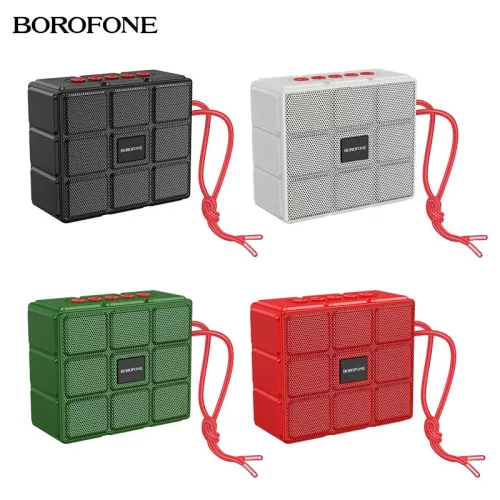 BOROFONE BR16 GAGE Hordozható Bluetooth Smart Sports BT Hangszóró - Szürke