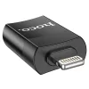 HOCO UA17 Lightning - USB 2.0 OTG átalakító- Fekete