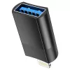HOCO UA17 Lightning - USB 2.0 OTG átalakító- Fekete