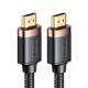 USAMS U74 HDMI 2.0 kábel 4K 60 Hz 3D 18 Gbps 3m - Fekete