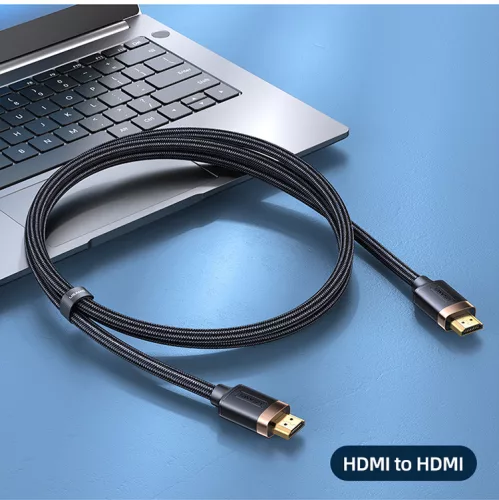USAMS U74 HDMI 2.0 kábel 4K 60 Hz 3D 18 Gbps 3m - Fekete