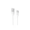 Adatkábel Yooup L01A USB A - Micro USB  2 m kábel fehér
