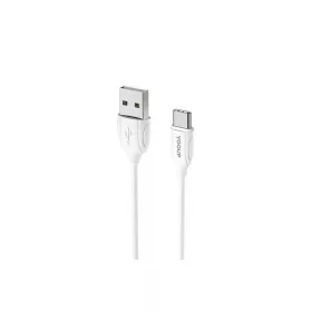 Adatkábel Yooup L01A USB A - Micro USB  2 m kábel fehér