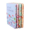 Jegyzetfüzet  A/5 gumis, vonalas, kemény fedelű, Ligth Flowers - rózsaszín