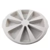 Szilikon muffin sütőforma, szürke színű tortaszelet alakú 8 adagos 28 cm Casasunco