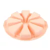 Szilikon muffin sütőforma, barackvirág színű tortaszelet alakú 8 adagos 28 cm Casasunco