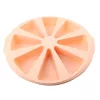 Szilikon muffin sütőforma, barackvirág színű tortaszelet alakú 8 adagos 28 cm Casasunco