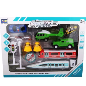   City Traffic - városi közlekedési játék szett - 12 darabos