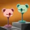 LED Szabályozható éjjeli gyerek lámpa 3W - Zöld koala