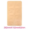 Gyakorló szilikon 3D lap sminktetováláshoz TA508 - 15 x 26 cm - SZEM