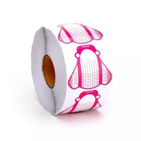 Műköröm sablon 500db - Lepke - Summer pink