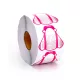 Műköröm sablon 500db - Lepke - Summer pink