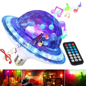   RGB LED disco fényű, bluetooth hangszóróval mp3 lejátszó és party fény