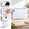 Kétoldalas mágneses írótábla 20×30 cm – fehér/fekete felület, alumínium kerettel