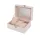 Műbőr Kígyóbőr Mintás, Elegáns óratartó 3 rekeszes - Fehér