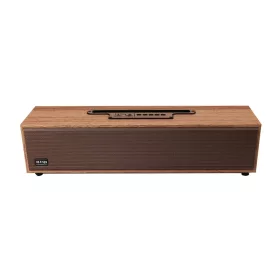   Zenedoboz XM-520 vezeték nélküli 20 W - fa mintázatú és anyagú - 38 x 9 x 9 cm