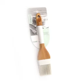 Szilikon fejű ecset bambusz nyéllel 22 cm, Casasunco