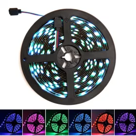   LED szalag RGB színes TV Világítás 2 m USB-s,  készlet távirányítóval
