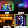 LED szalag RGB színes TV Világítás 3 m USB-s,  készlet távirányítóval