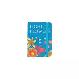 A7 Light Flowers jegyzet kék