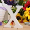 Fa dekoráció 11cm fehér - X / betűk