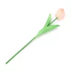 Tulipán szálas élethű növény 34 cm - Narancs - barack