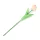 Tulipán szálas élethű növény 34 cm - Narancs - barack