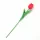 Tulipán szálas élethű növény 34 cm - Piros