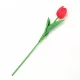 Tulipán szálas élethű növény 34 cm - Piros