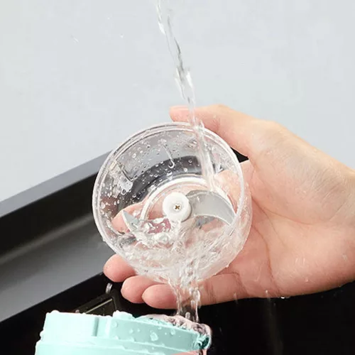 Mini USB tölthető elektromos fokhagyma és zöldségaprító 250ml - Fehér