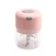 Mini USB tölthető elektromos fokhagyma és zöldségaprító 250ml - Rózsaszín