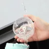 Mini USB tölthető elektromos fokhagyma és zöldségaprító 250ml - Rózsaszín